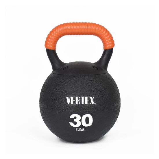 Rubber Kettlebell With Coil PP Handle